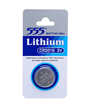 CR2016  LITHIUM BUTTON CELL BATTERIES
